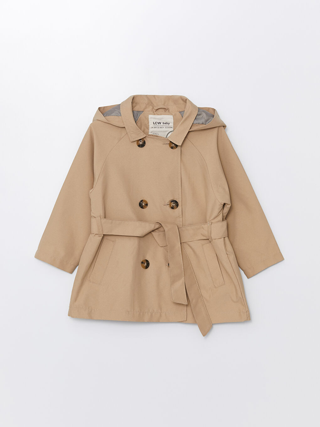 Baby in trench coat hotsell
