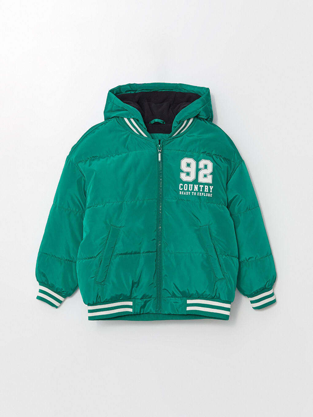 Boy's Down Jacket With Hood -W43146Z4-R2X - W43146Z4-R2X Boy's Down Jacket With Hood -W43146Z4-R2X - W43146Z4-R2X