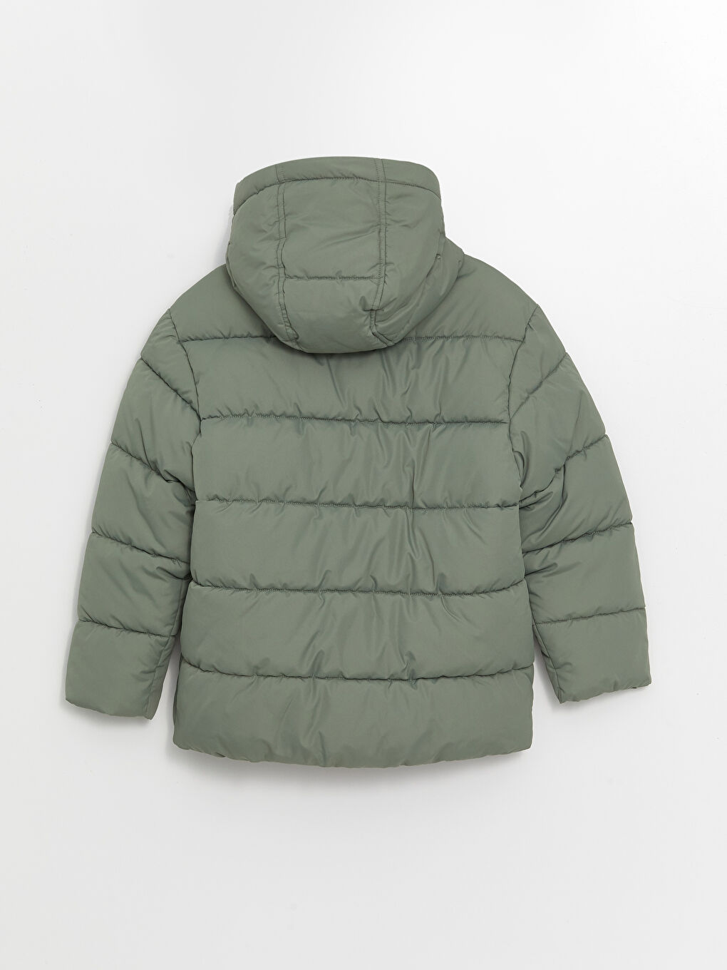 Boy's Down Jacket With Hood -W43147Z4-GN2 - W43147Z4-GN2 - LC Waikiki