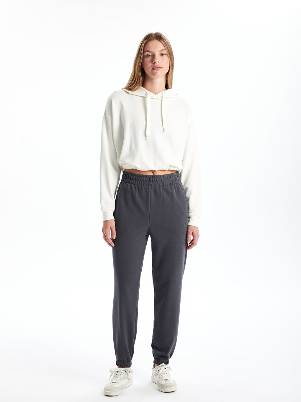 Elastic Waist Women s Thick Jogger Sweatpants W43322Z8 JPT W43322Z8 JPT LC Waikiki