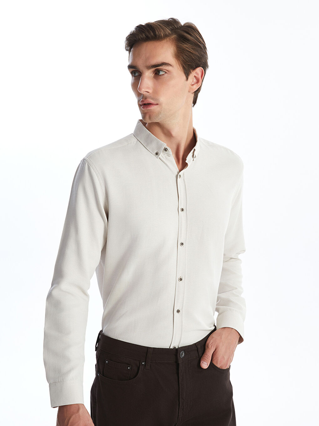 Shop chemise beige homme Cheap Sale