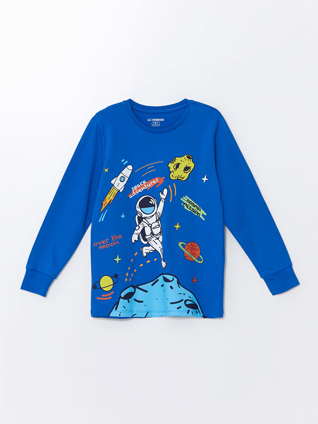 いいネット通販 - 全国送料無料でお届けします Crew Neck -W43645Z4-HGU Set Pajama Boy Sleeve Long Printed その他