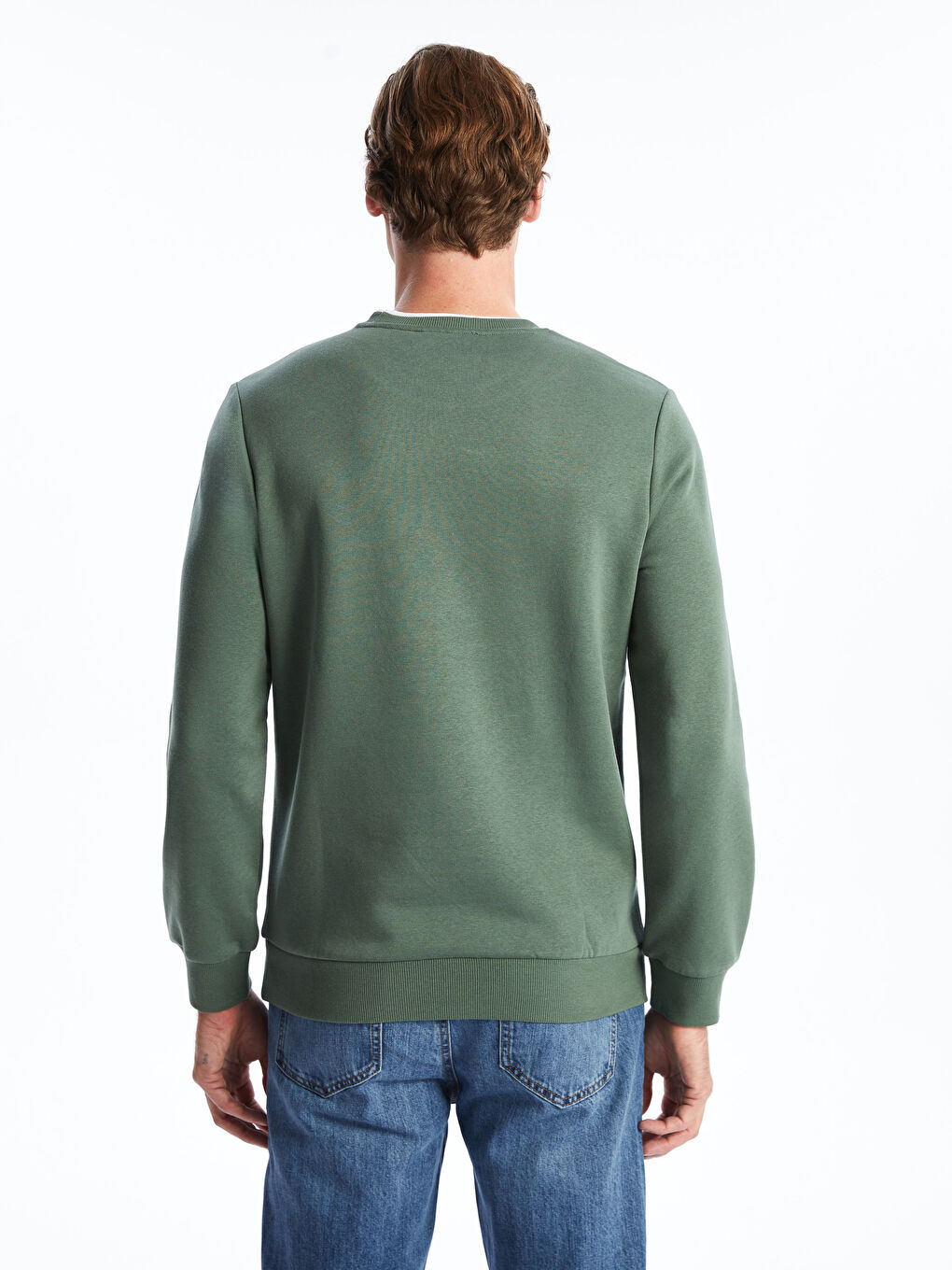 【翌日発送可能】 Crew Neck Printed Men's Thick Sweatshirt -W44109Z8-HBA ジャケット・アウター