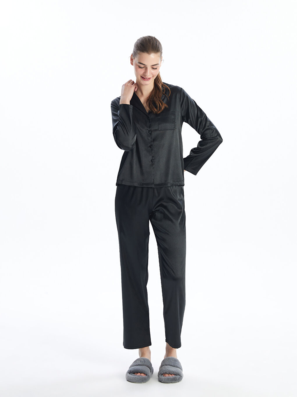 BLACK Pyjamas Set W44409Z8 CVL W44409Z8 CVL LC Waikiki