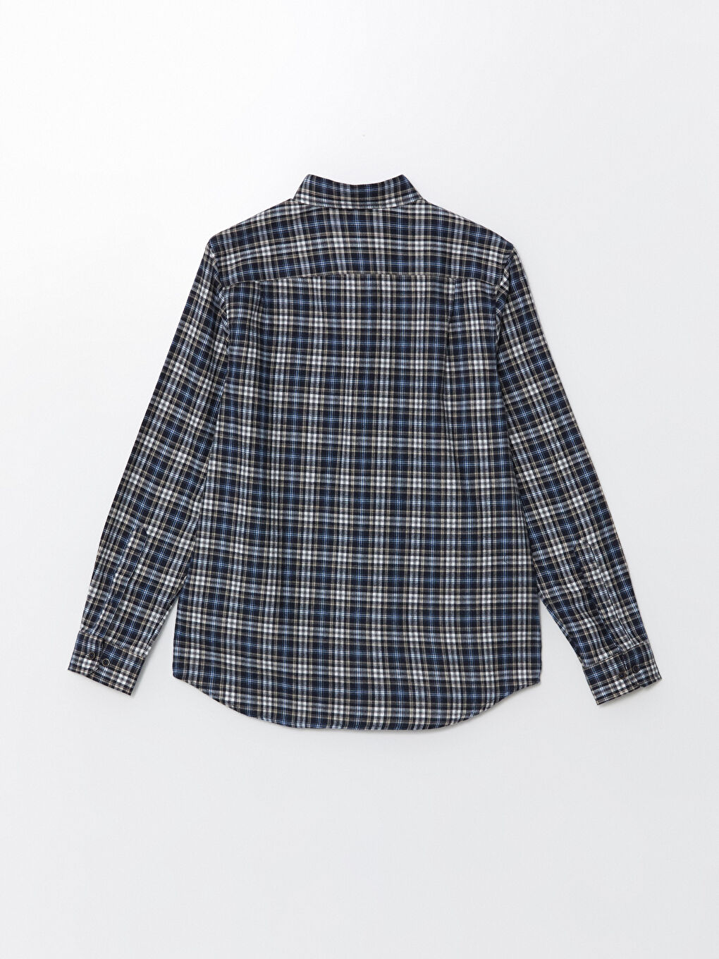 大人気新品セール ブ Plaid Sleeve Long Fit Regular Men's -W44508Z8-LN6 Shirt トップス