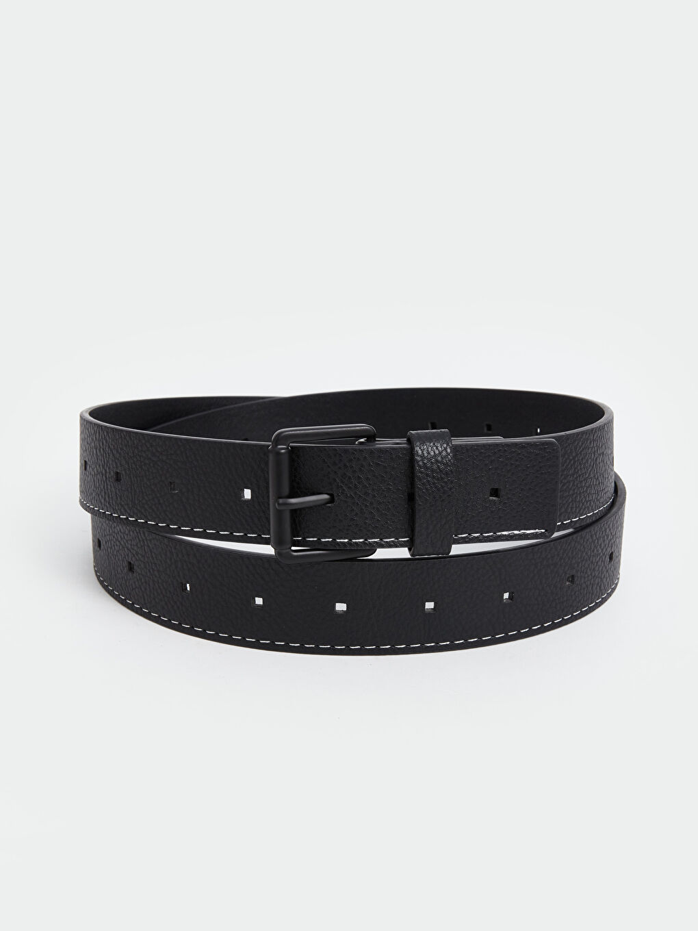 Leather Look Men's Belt -W44695Z8-HUC - W44695Z8-HUC - LC Waikiki