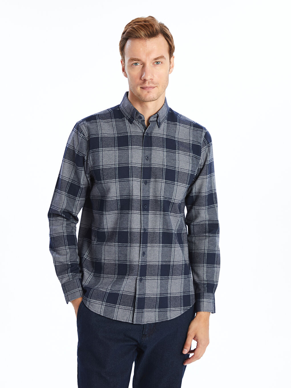 パンツ MARKAWARE FRONT PLEATS JAPAN FLANNEL FRONT PLEATS PEGTOP ORGANIC WOOL JAPAN FLANNEL - MARKAWARE