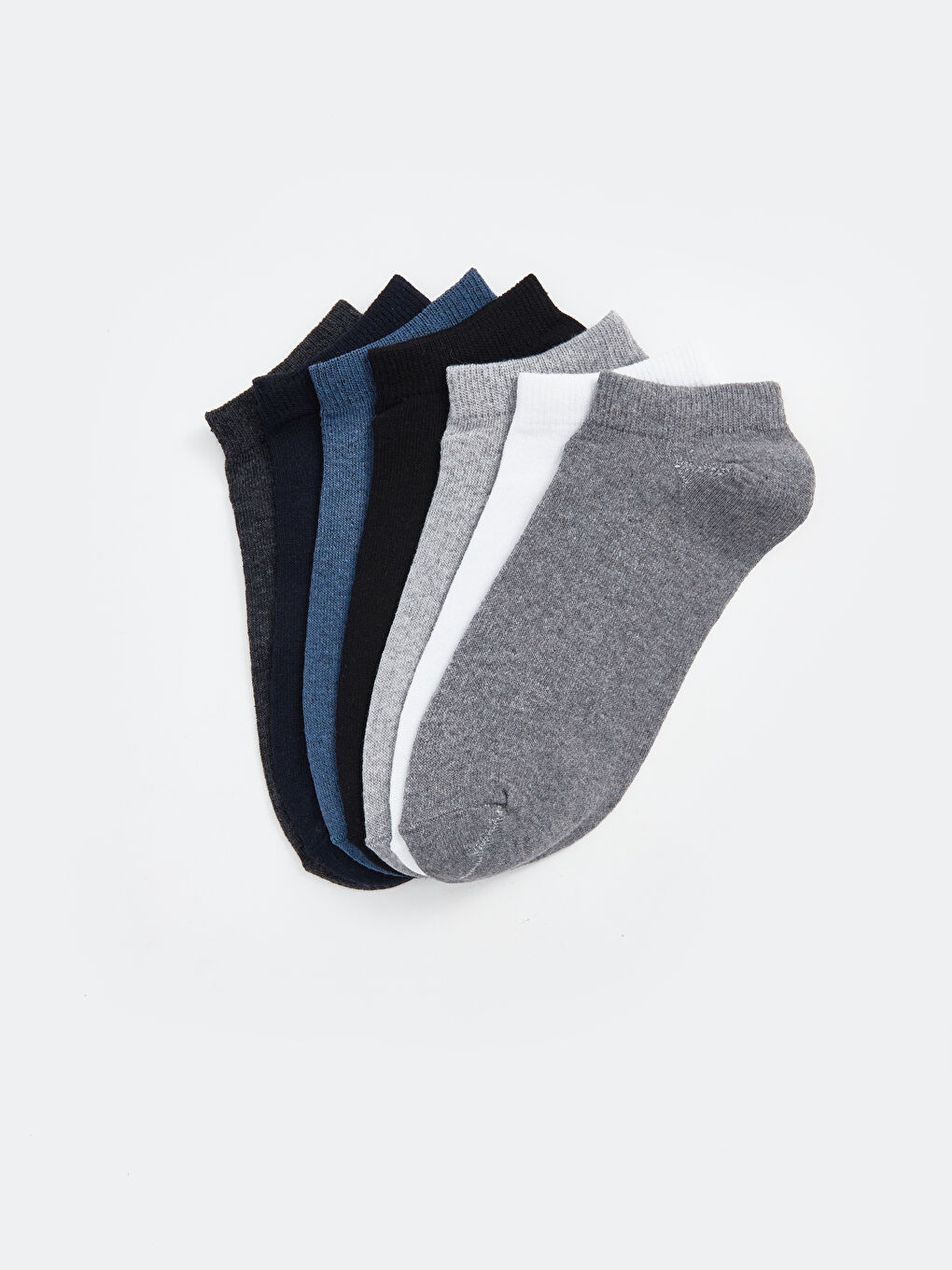 Basic Boys' Trainer Socks 7 Pack -W45231Z4-K00 - W45231Z4