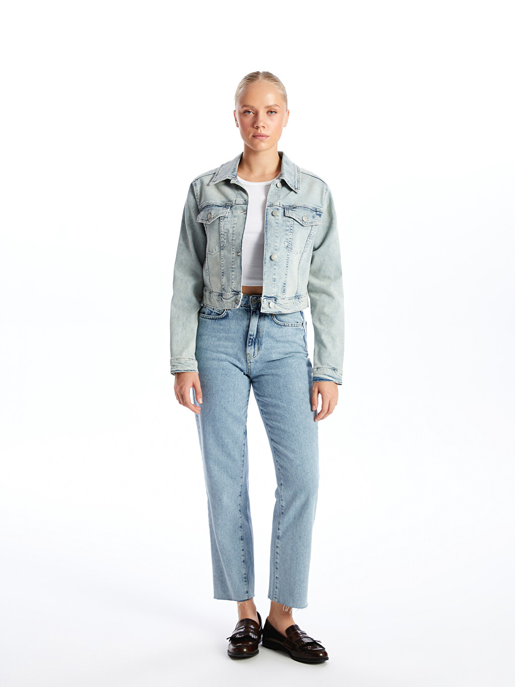 Gilet Cowboy Femme à Franges Daim Synthétique - Veste Courte Cowgirl Rétro Hippie - Marron