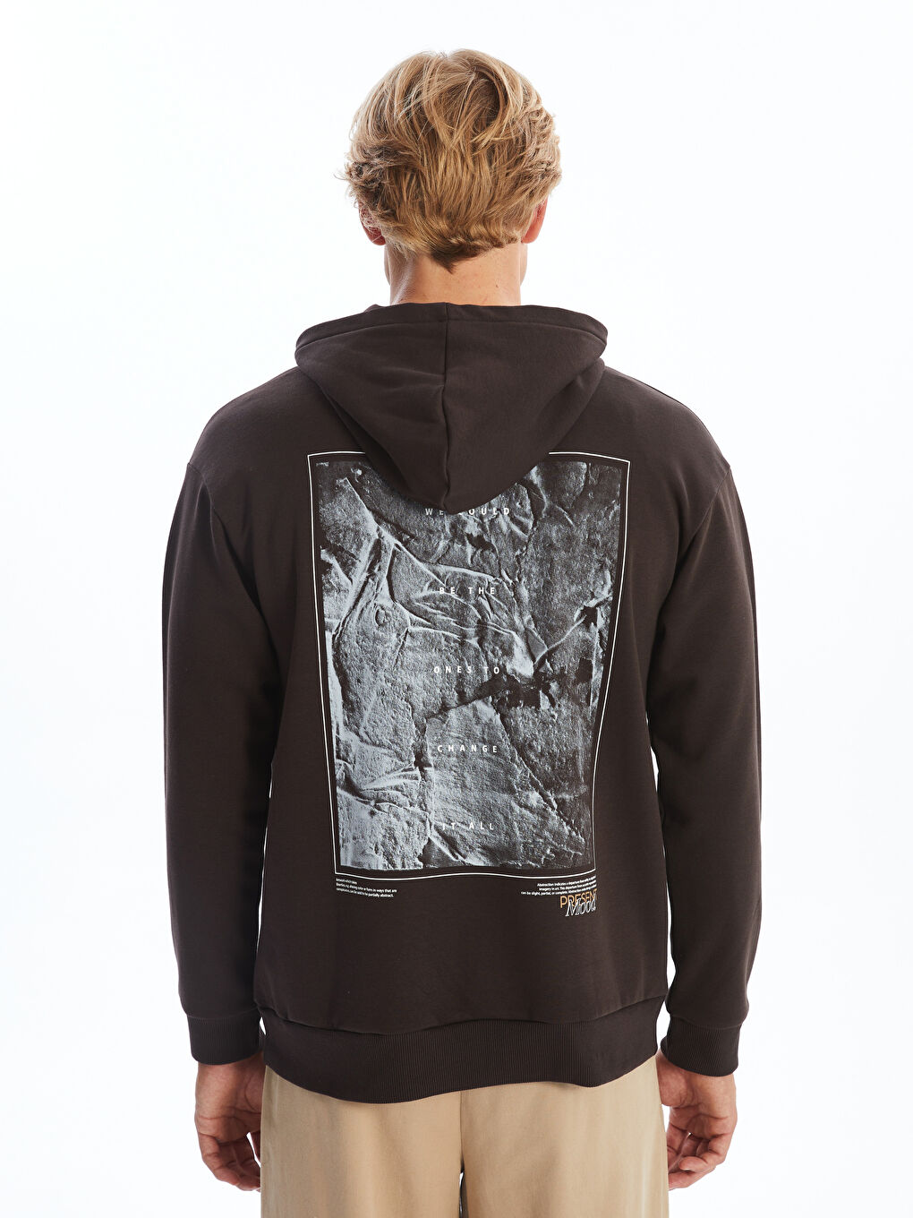 Long Sleeve Printed Men's Thick Hoodie -W46529Z8-RUG