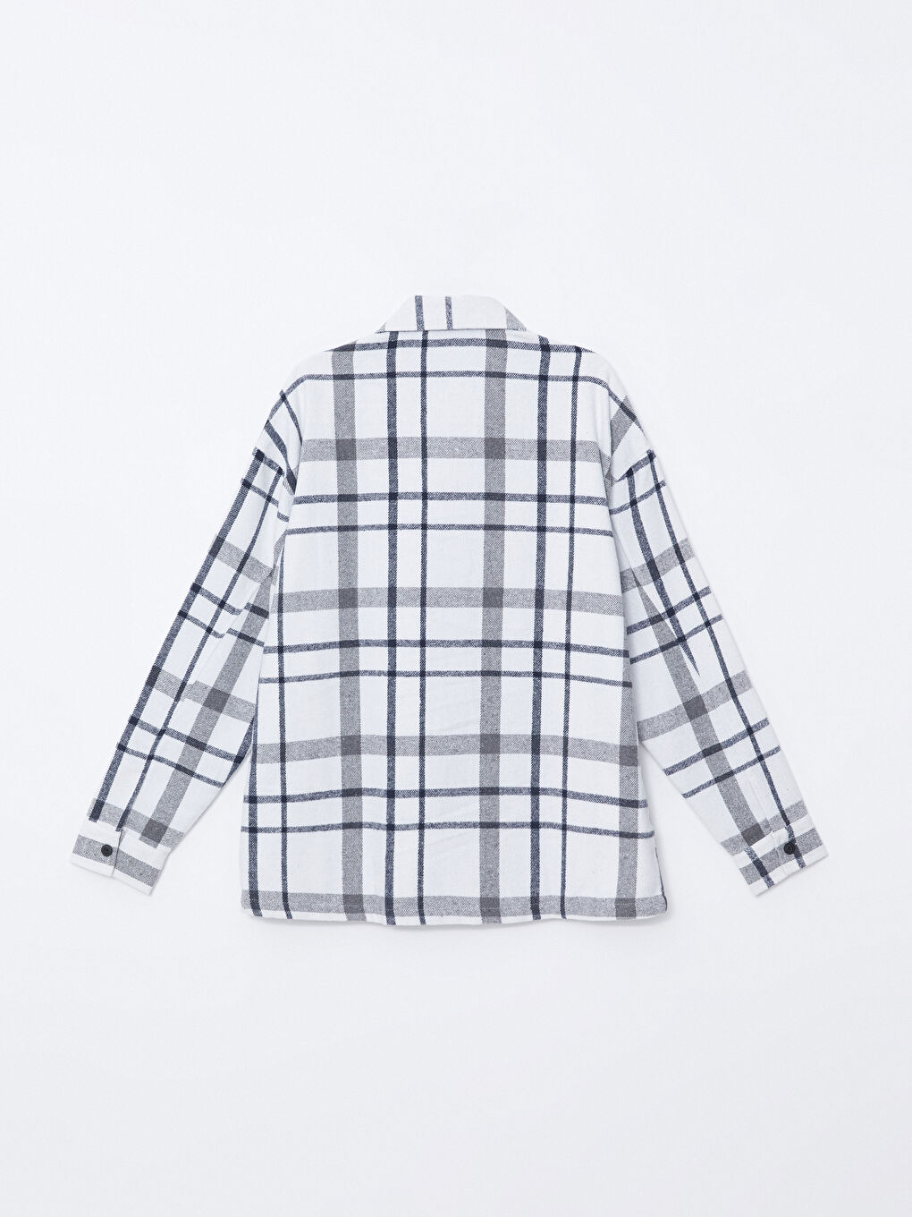 Relaxed Fit Long Sleeve Plaid Men's Lumberjack Shirt Jacket -W46572Z8-LKX -  W46572Z8-LKX - LC Waikiki