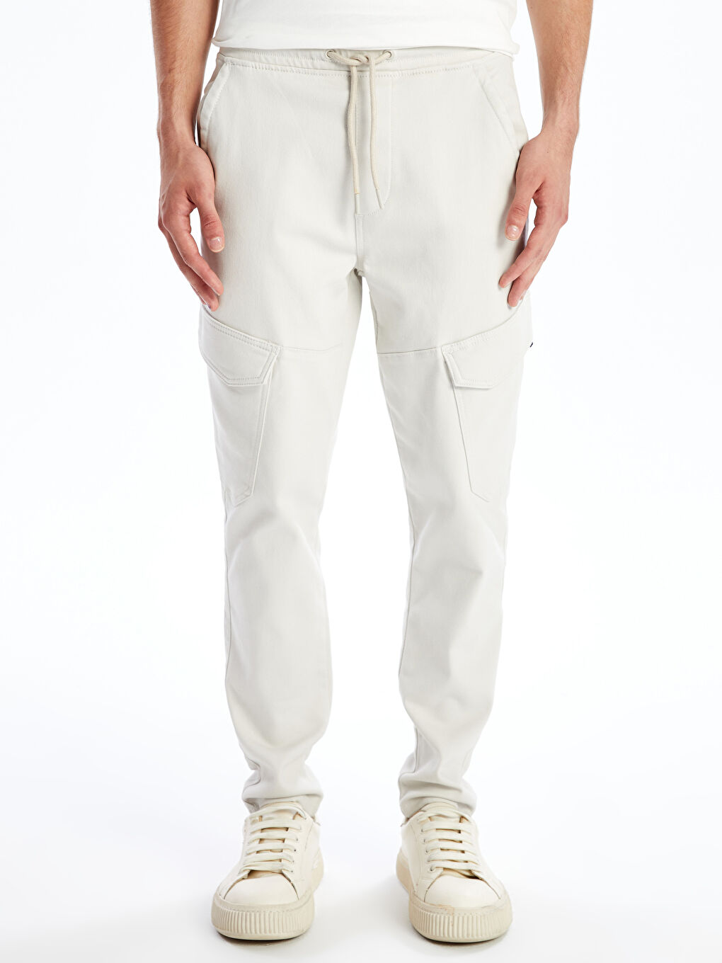 Men's Cargo Pants With Elastic Waist -W46741Z8-R7Z - W46741Z8-R7Z - LC  Waikiki