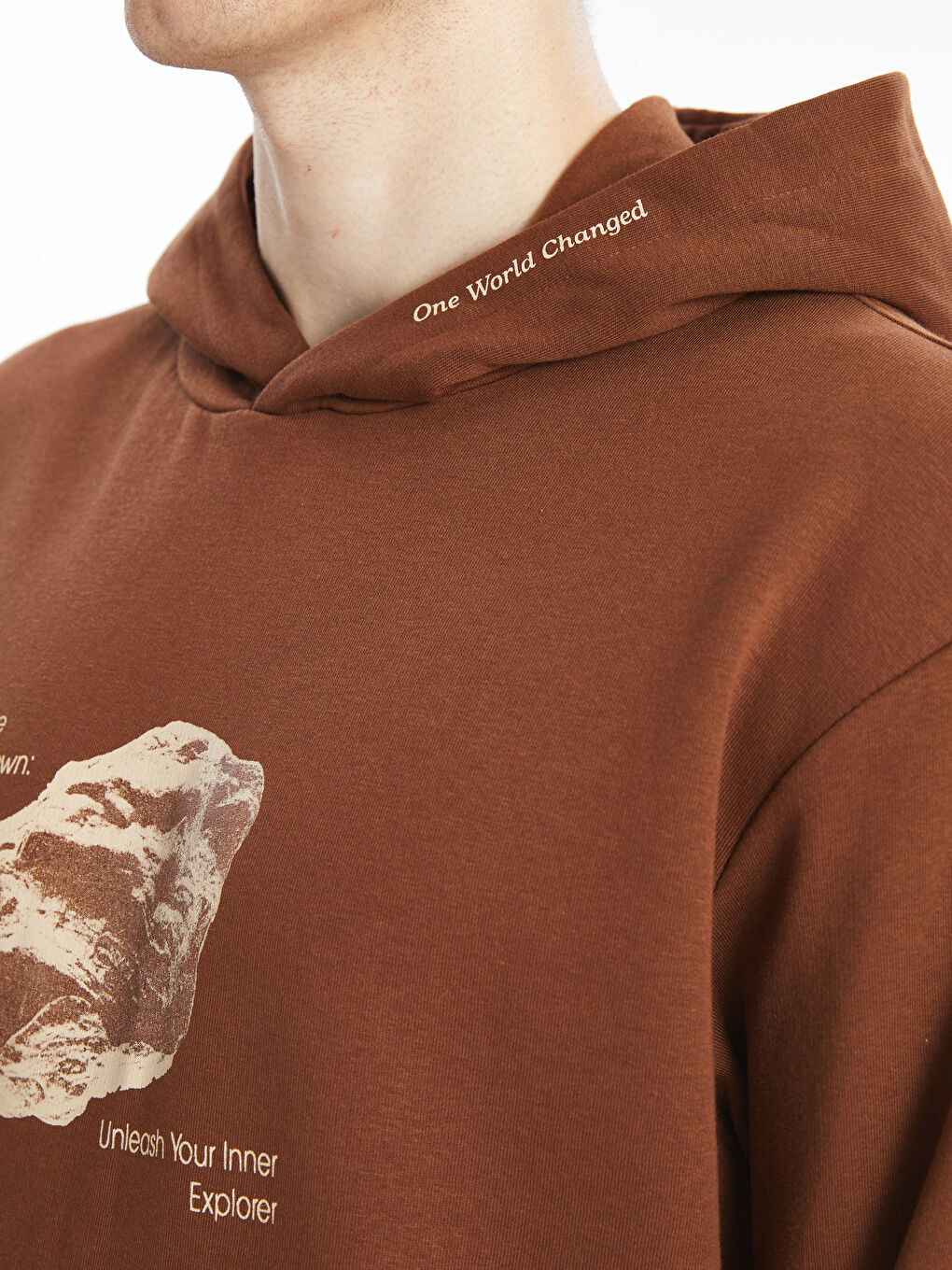 Long Sleeve Printed Men's Thick Hoodie -W46846Z8-VC8