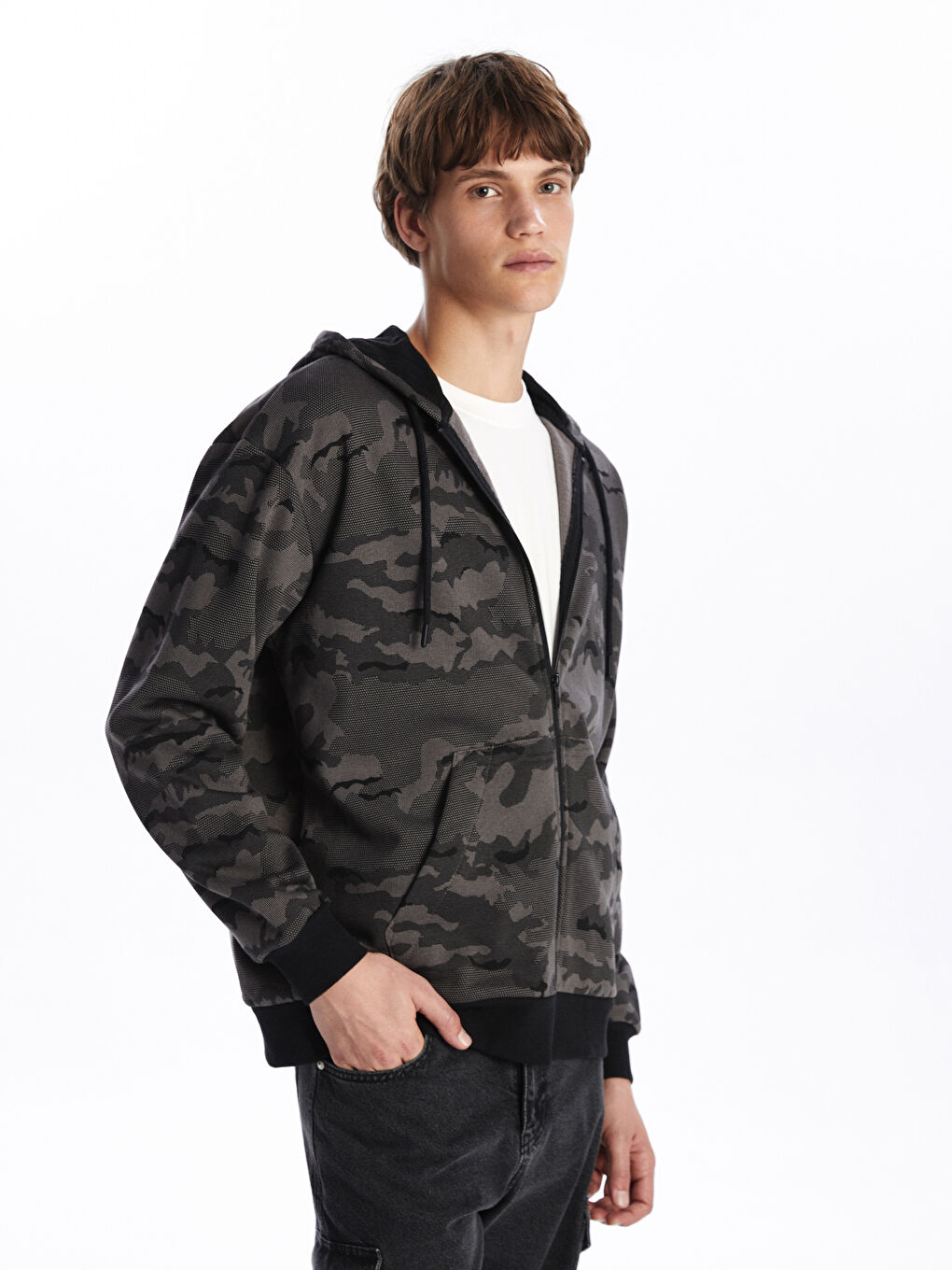 【IMPORT】inner down hoodie Buy Unisex Multi-Pocket Hoodie | FashionBiz.ca