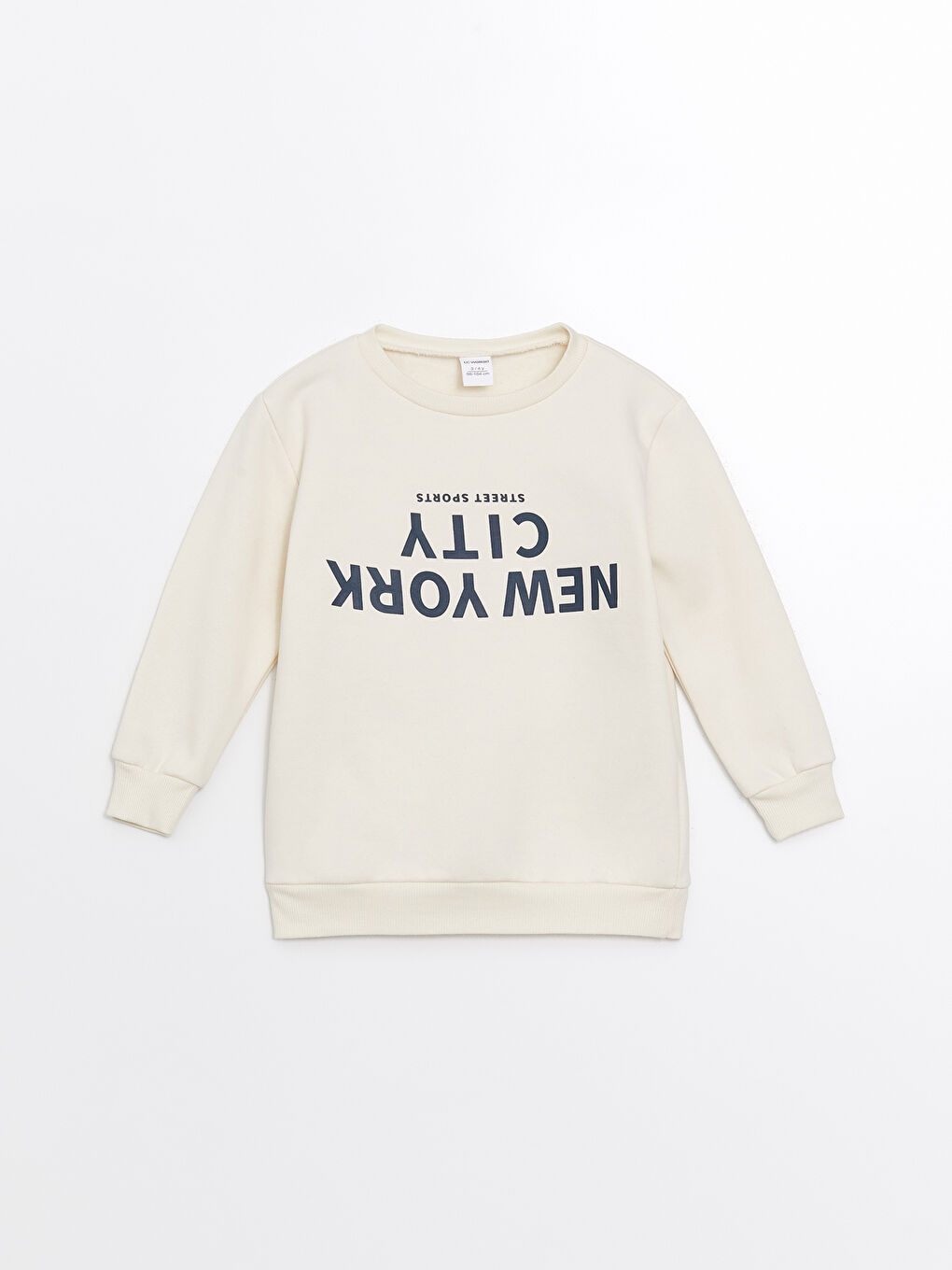 Crew Neck Thick Boy Sweatshirt W46967Z1 QVK W46967Z1 QVK LC Waikiki
