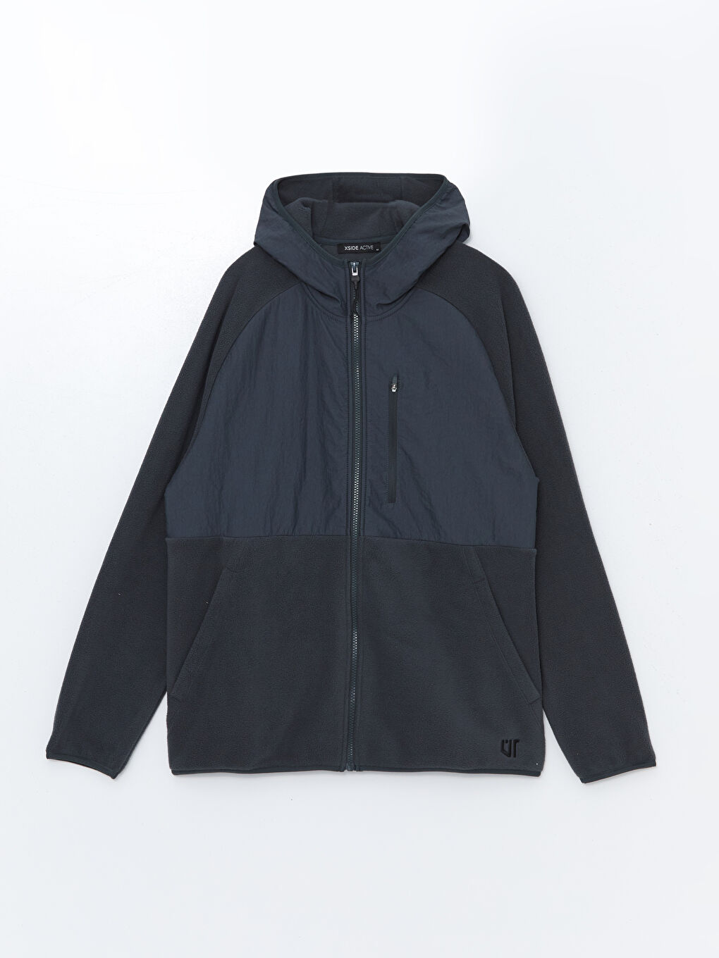 XSIDE Hooded Long Sleeve Men's Zip-Up Sweatshirt -W47391Z8