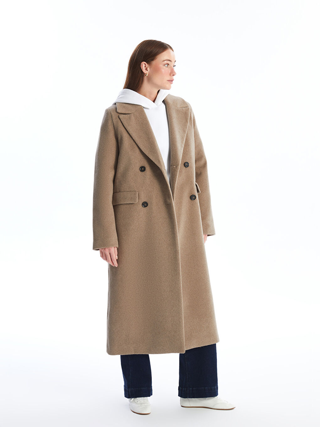 BEIGE Peacoat W47675Z8 L8R W47675Z8 L8R LC Waikiki