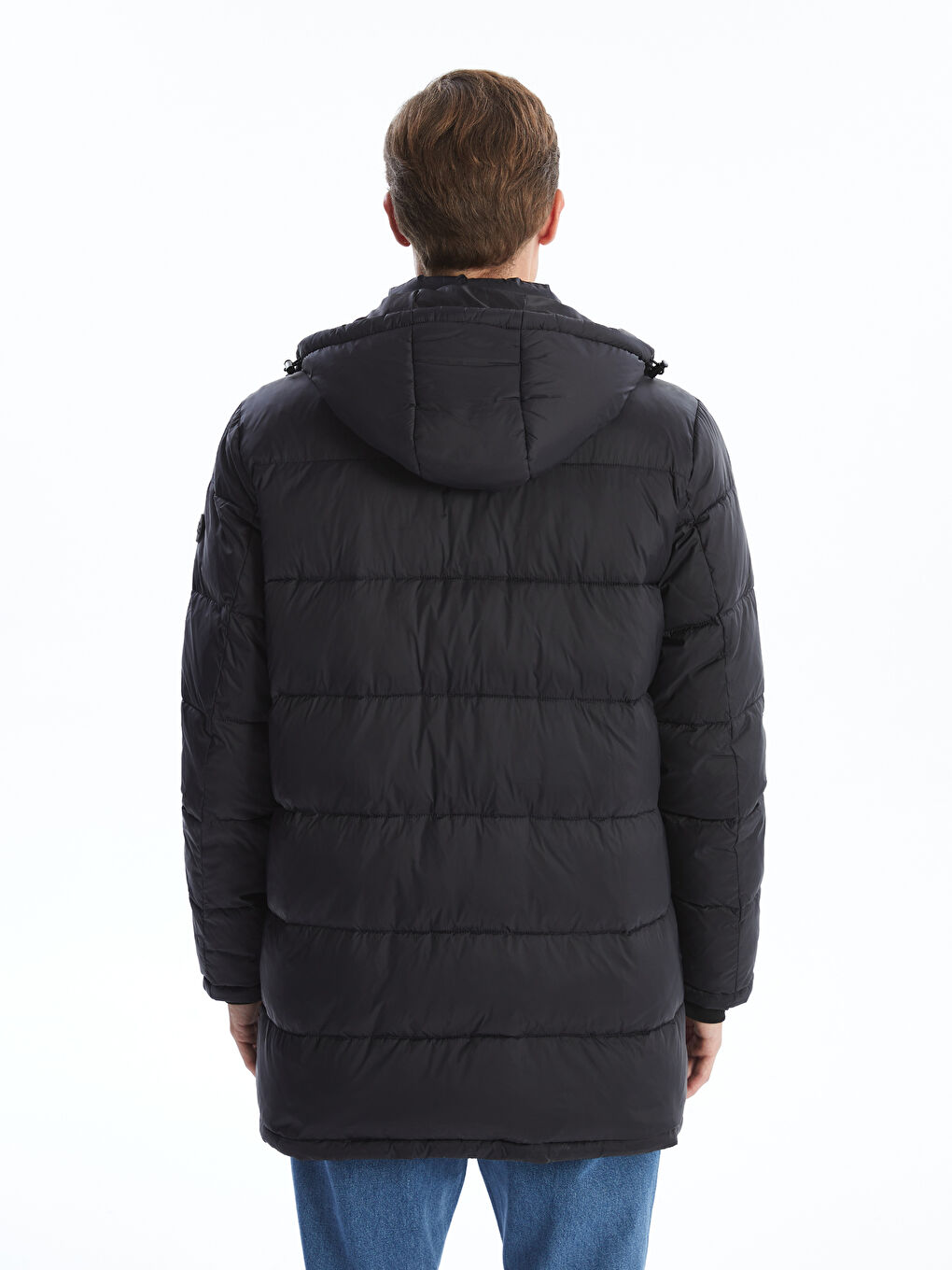LC WAIKIKI Regular Fit Hooded Men's Overcoat -W47734Z8-CVL
