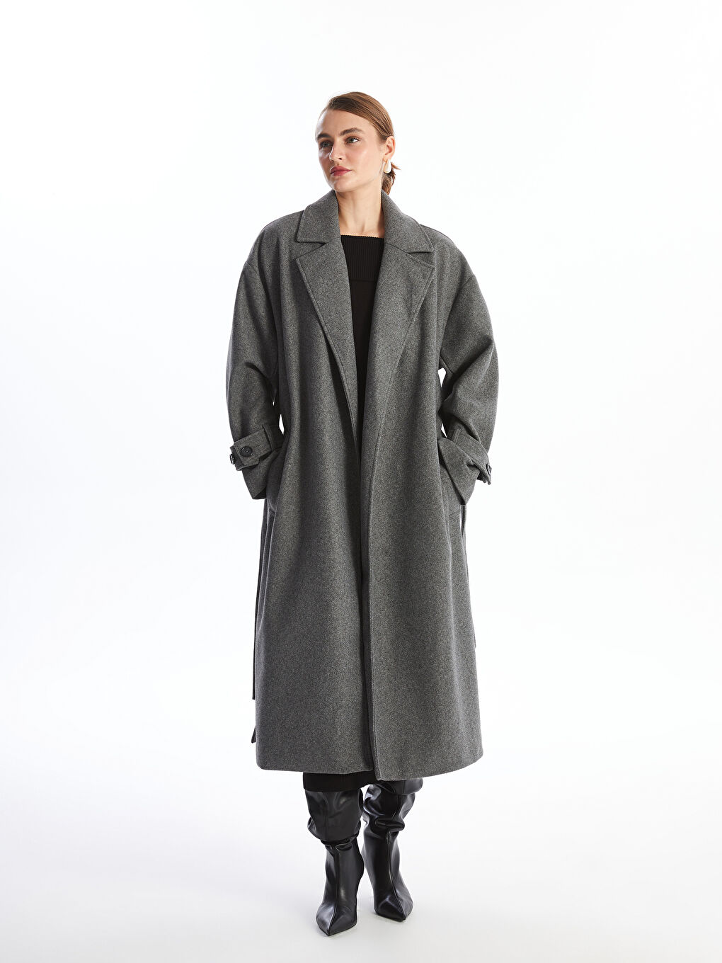 1/15 21:00- new arrival ・4way Lyon knit down coat (grey