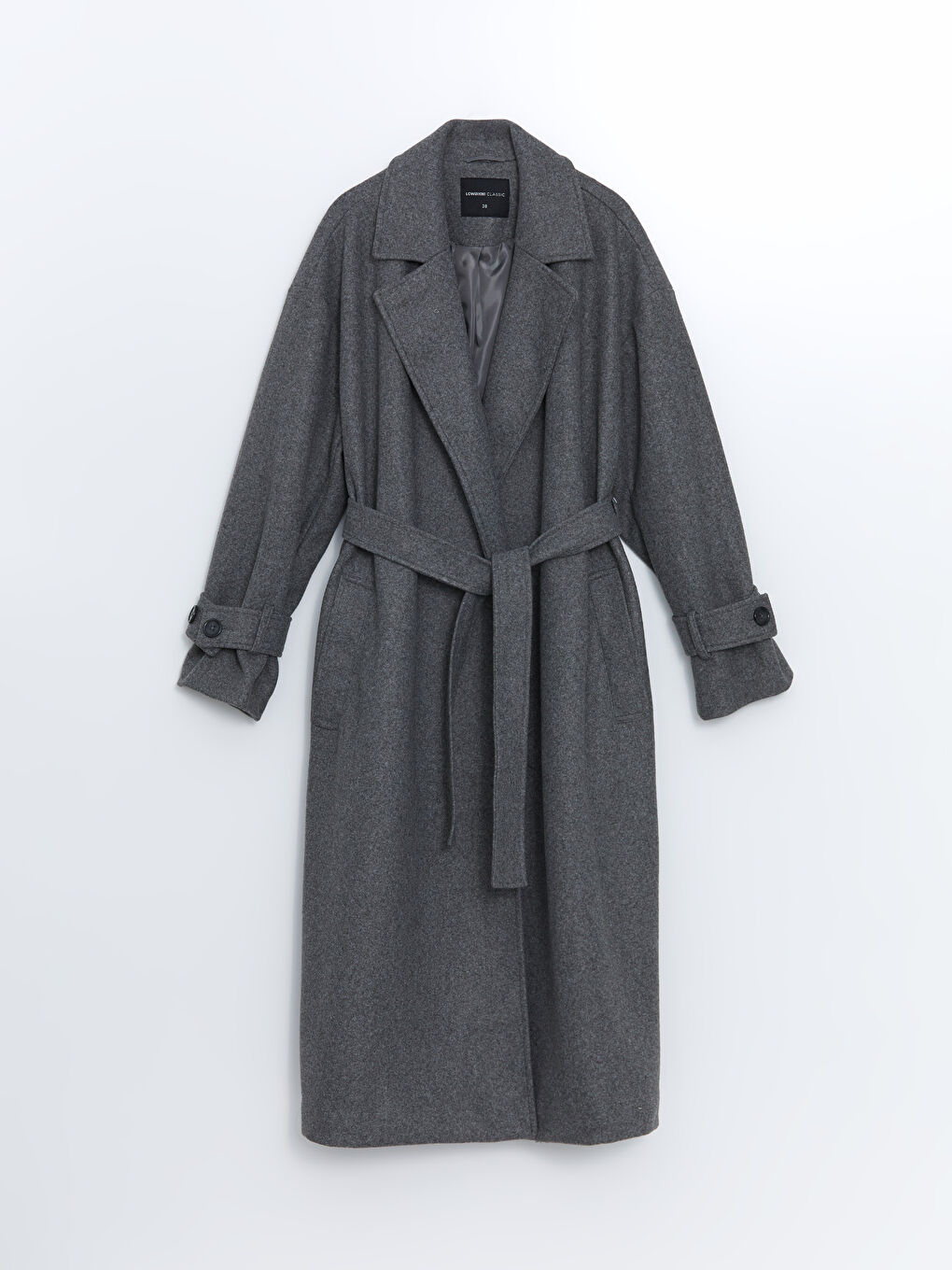 Jacket Collar Oversize Women's Wool Coat -W47914Z8-D7H