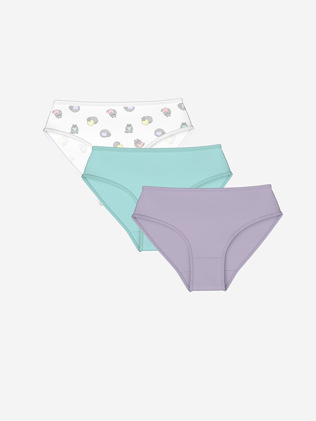 девочки в трусиках Девочки Белый Трусики -W48495Z4-LU8 - W48495Z4-LU8 - LC Waikiki