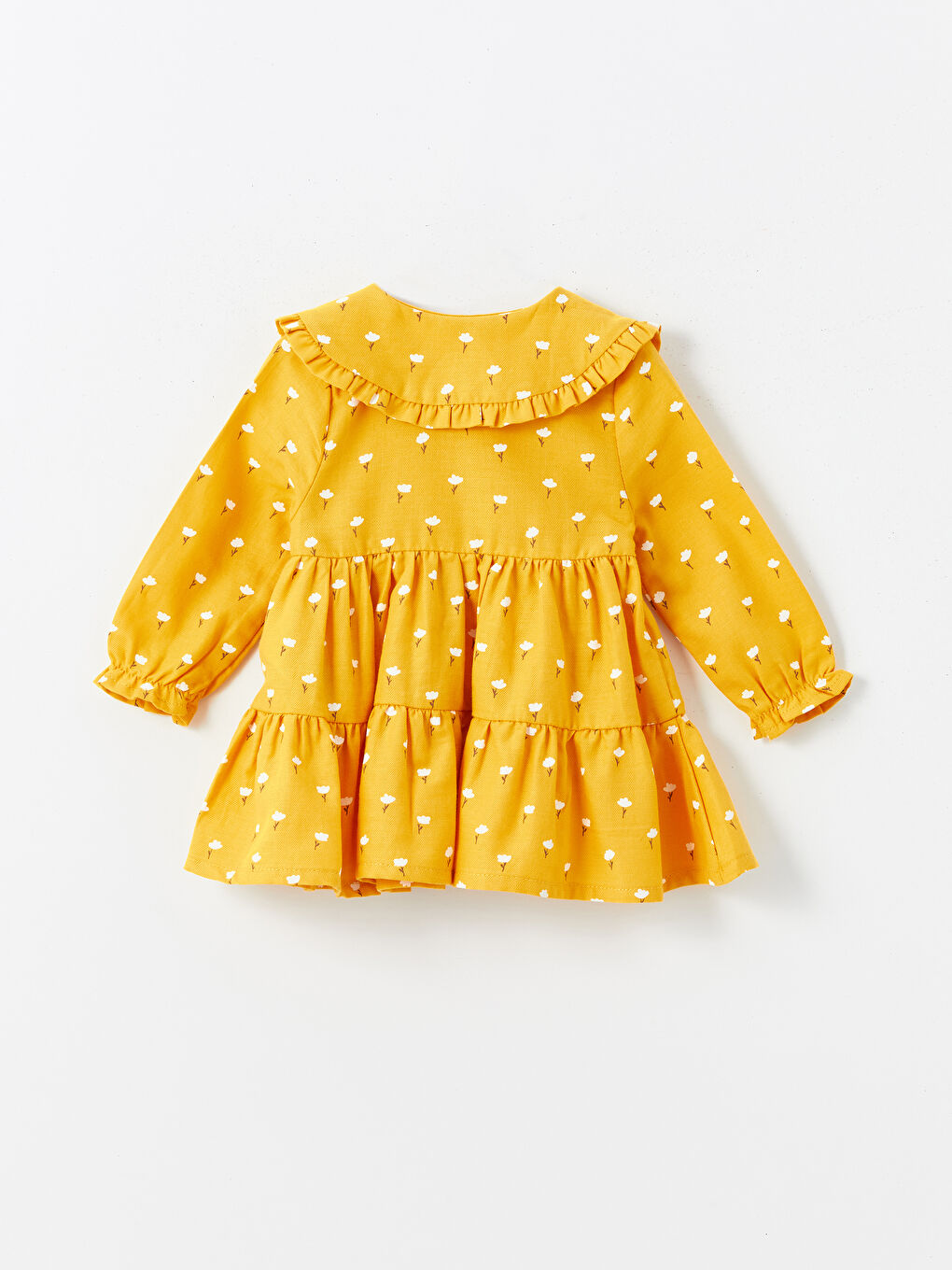 THEBOYZ着用★関税込★WHATITISNT★ANGEL COLLAR LAYERED SLEEVE LC WAIKIKI Peter Pan Collar Long Sleeve Floral Baby Girls