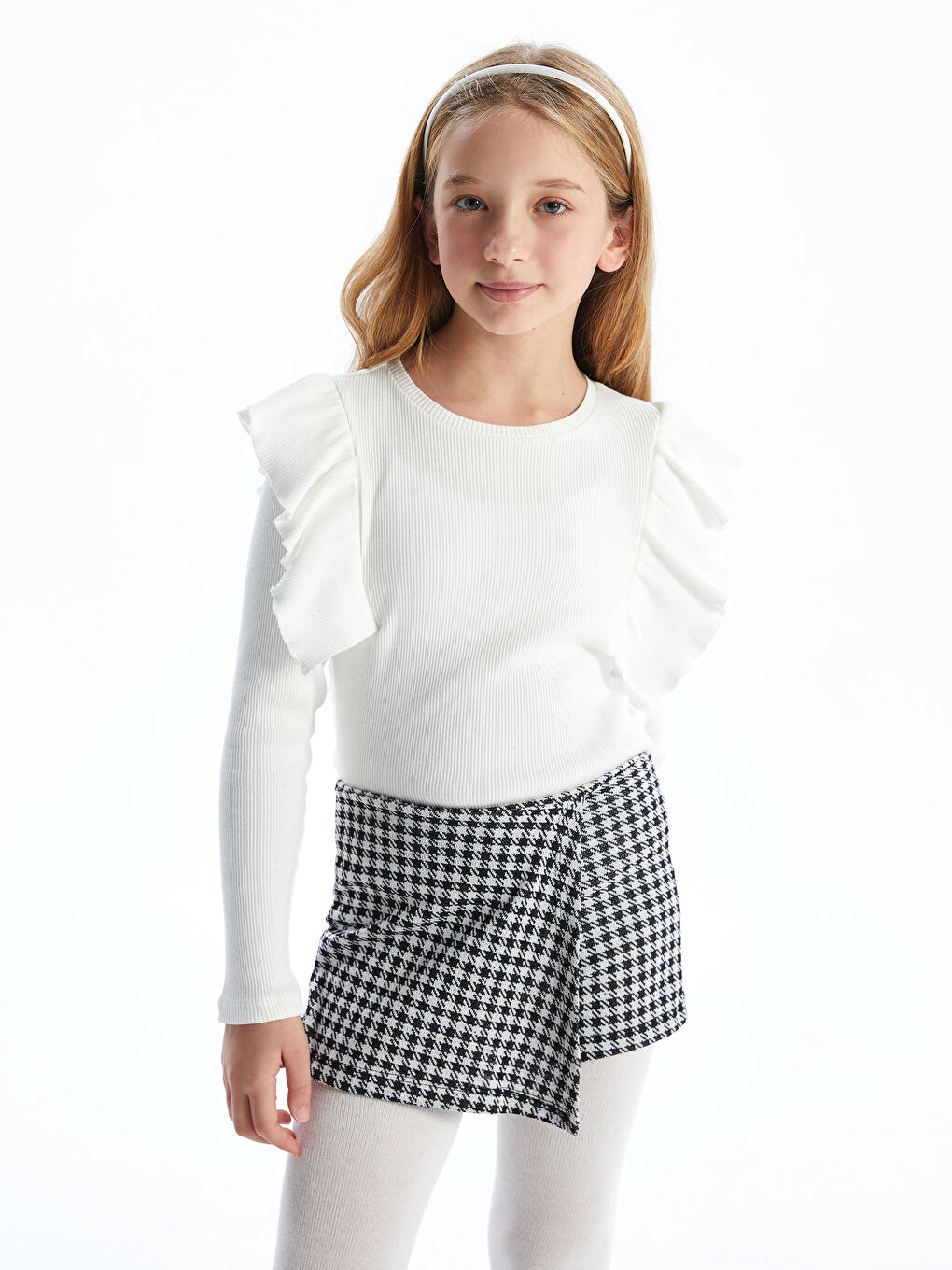 BLANC T shirt BLANC Fille W48706Z4 Q6K W48706Z4 Q6K LC Waikiki