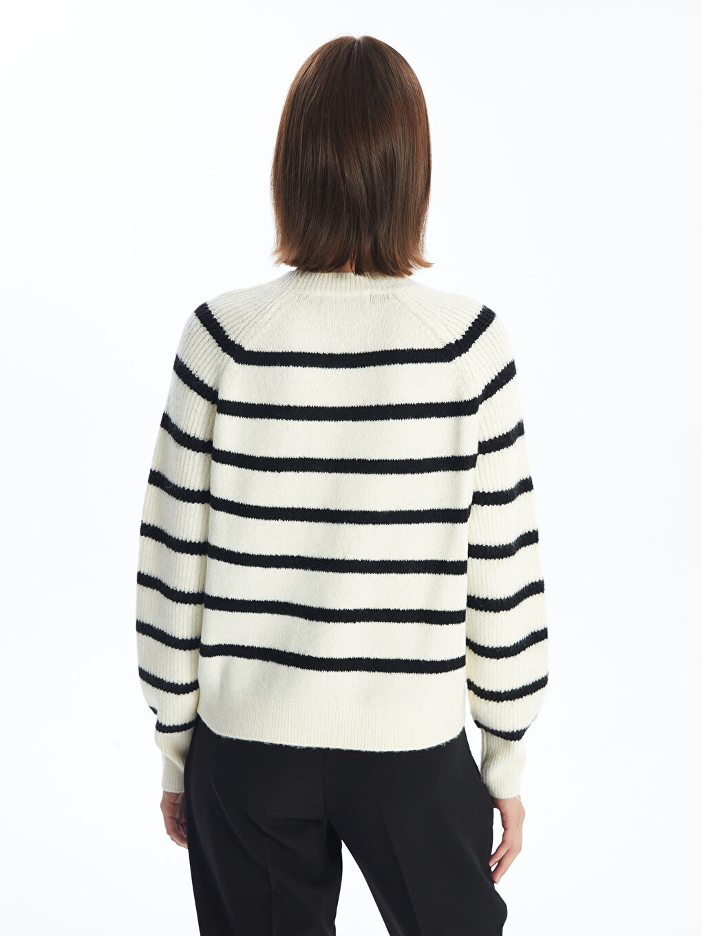 LC WAIKIKI Crew Neck Striped Long Sleeve Women's Knitwear