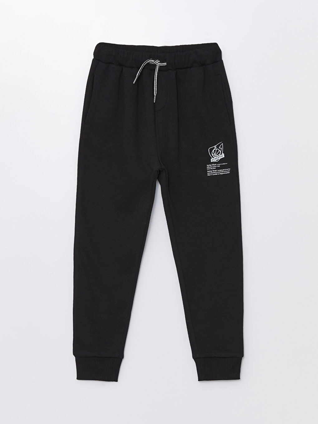 Elastic Waist Printed Boys' Jogger Sweatpants -W48836Z4-CVL