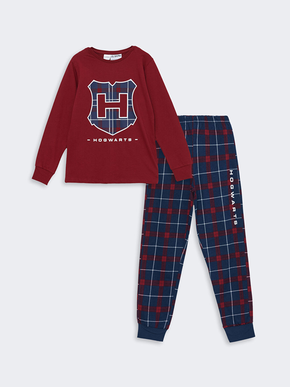 Crew Neck Harry Potter Printed Long Sleeve Boy Pajama Set W49125Z4 HQG W49125Z4 HQG LC Waikiki