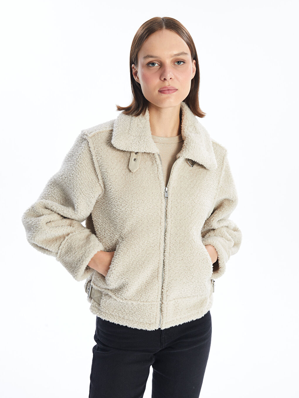 格安人気 Women'S Collar Shirt Fur W49415Z8-YE2 - -W49415Z8-YE2 Coat レディースウェア