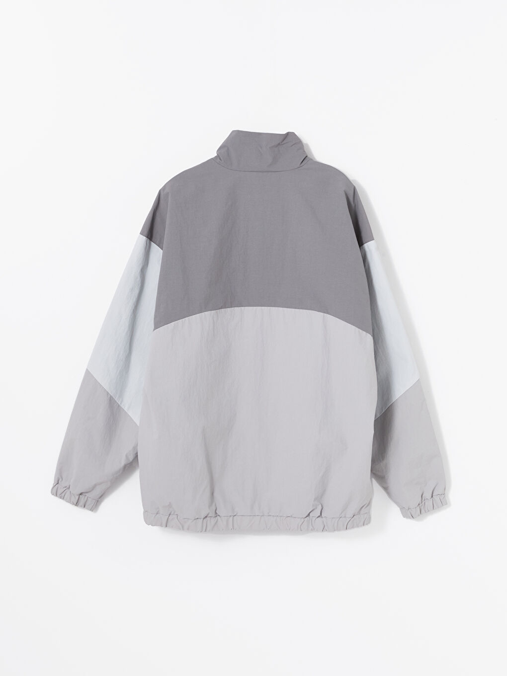 XSIDE Relaxed Fit Funnel Neck Men's Coat -W49428Z8-GDU