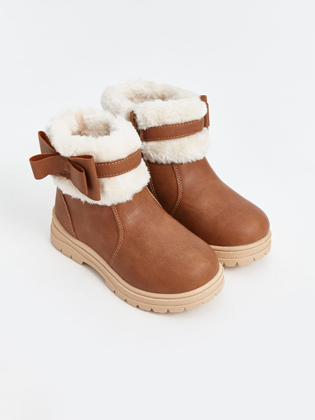 Baby girl fur boots discount