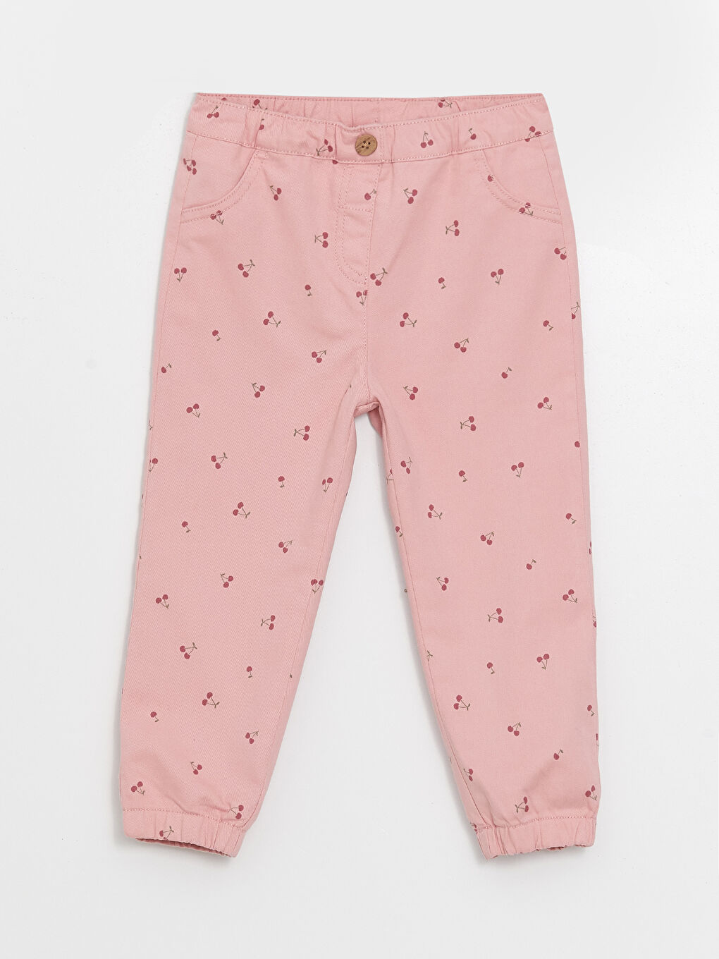 Elastic Waist Printed Baby Girl Trousers W4AD35Z1 LT4 W4AD35Z1 LT4 LC Waikiki