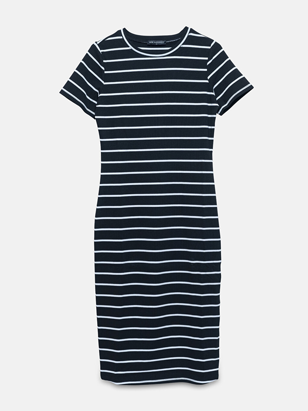 Black striped bodycon dress discount