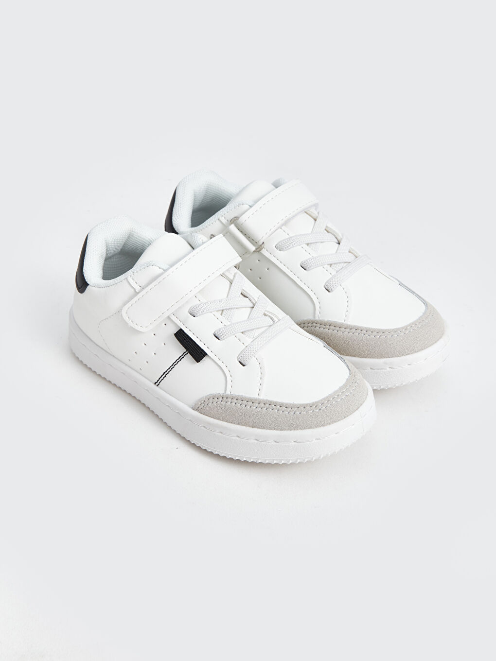 Boys white velcro sneakers store