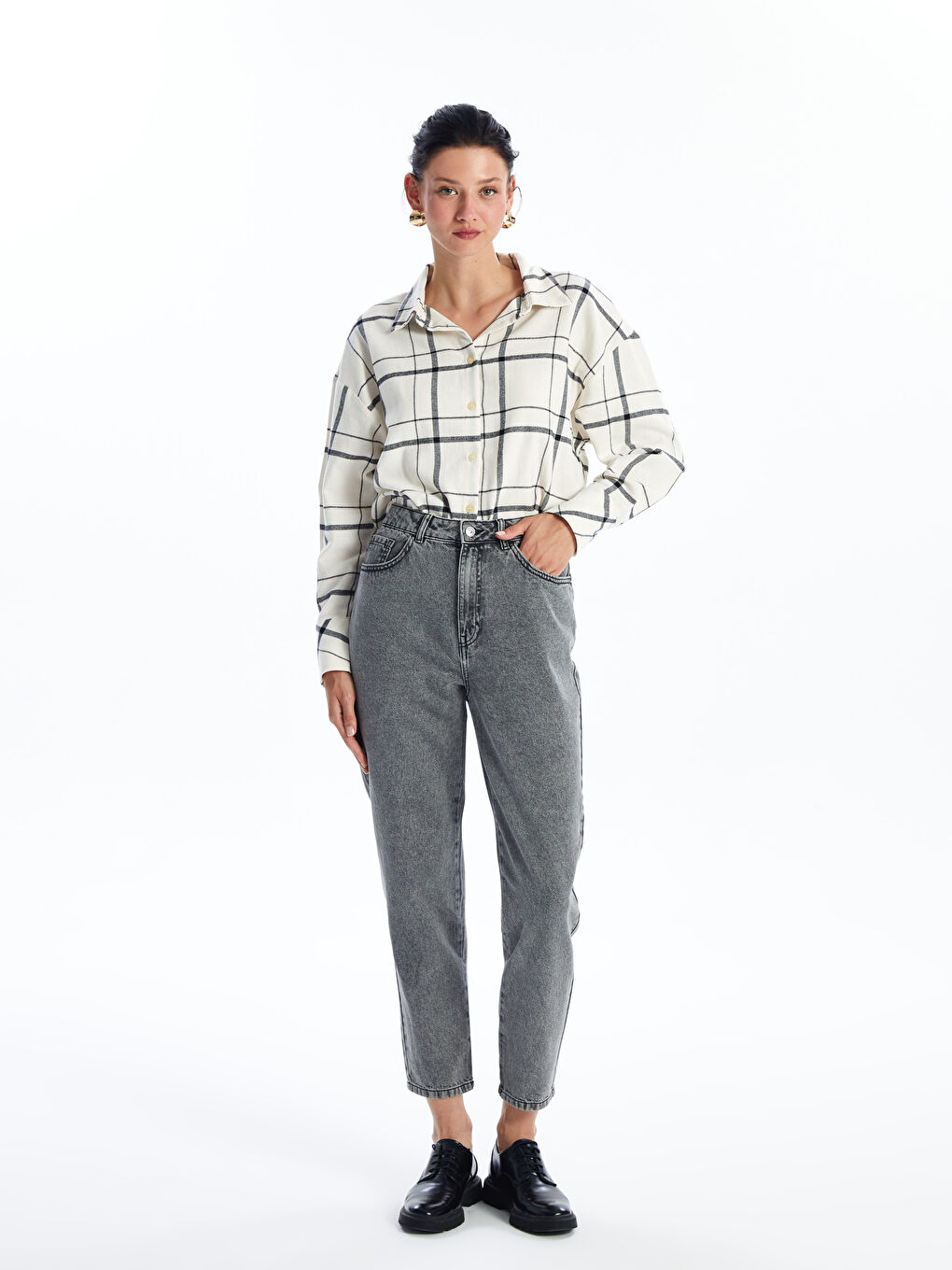 Slim Mom Women s Jeans W4AK18Z8 KSK W4AK18Z8 KSK LC Waikiki