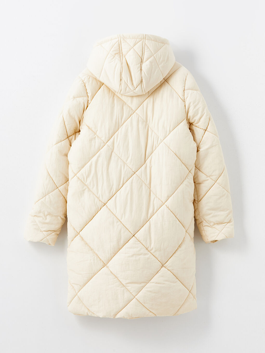 Monki Oversized Monki Winterjacke Beige Monki Womens Coats Classic