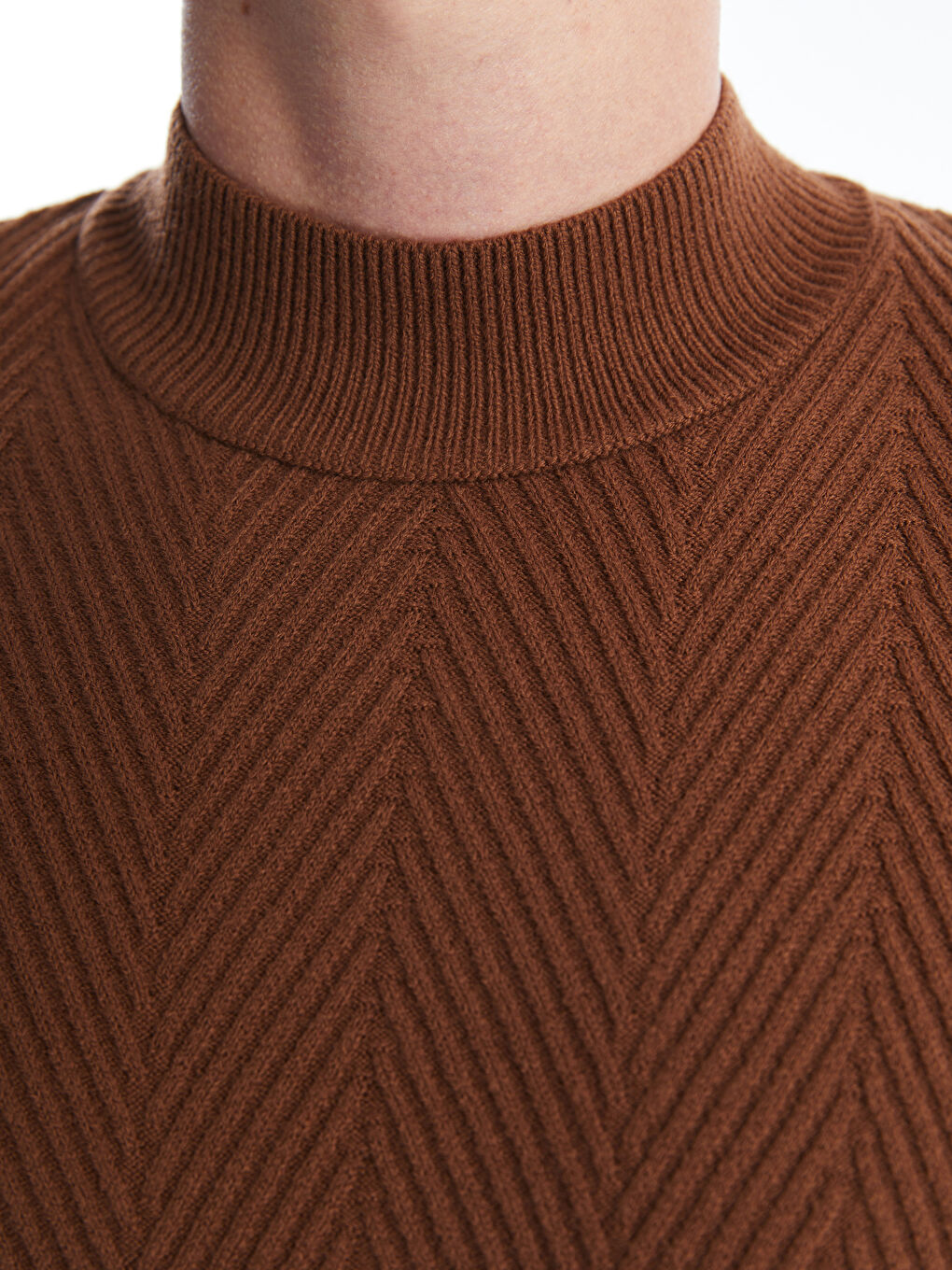 LC WAIKIKI Half Turtleneck Long Sleeve Men's Knitwear Sweater -W4AT39Z8-VH5