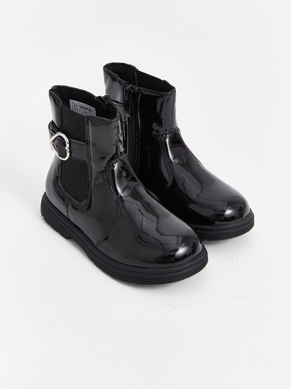 Baby girl black booties hot sale