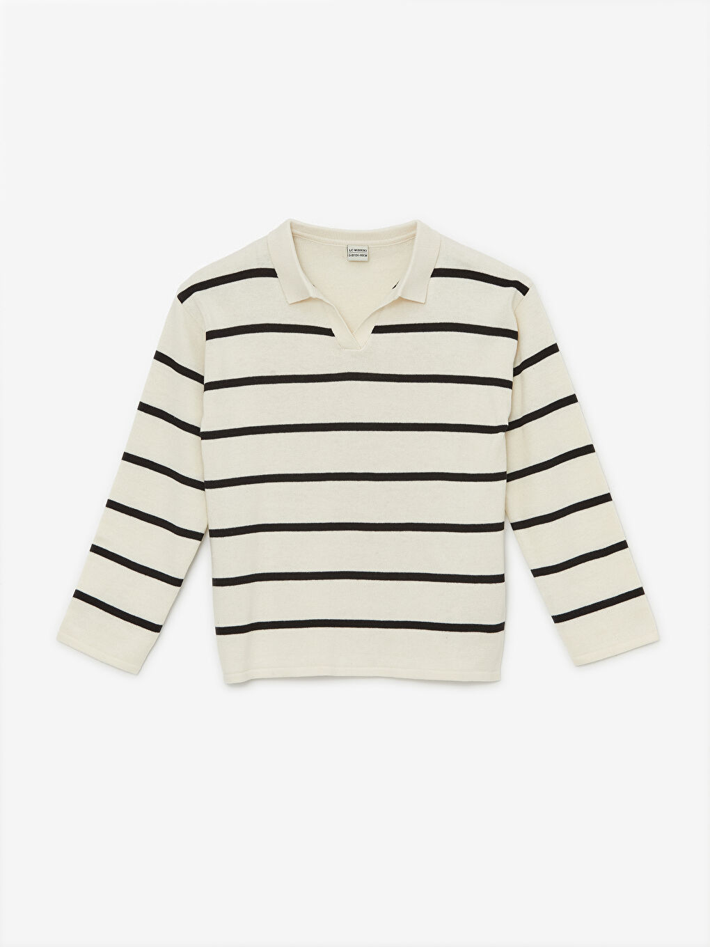 LC WAIKIKI Polo Neck Girls' Knit Sweater -W4BH88Z4-LEG W4BH88Z4