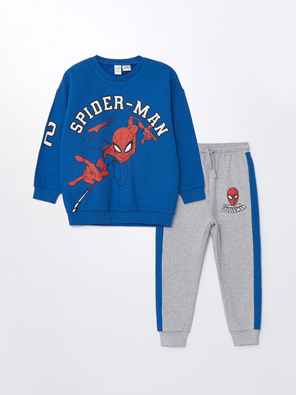 LC WAIKIKI Crew Neck Spider-Man Printed Boys' Tracksuit Set