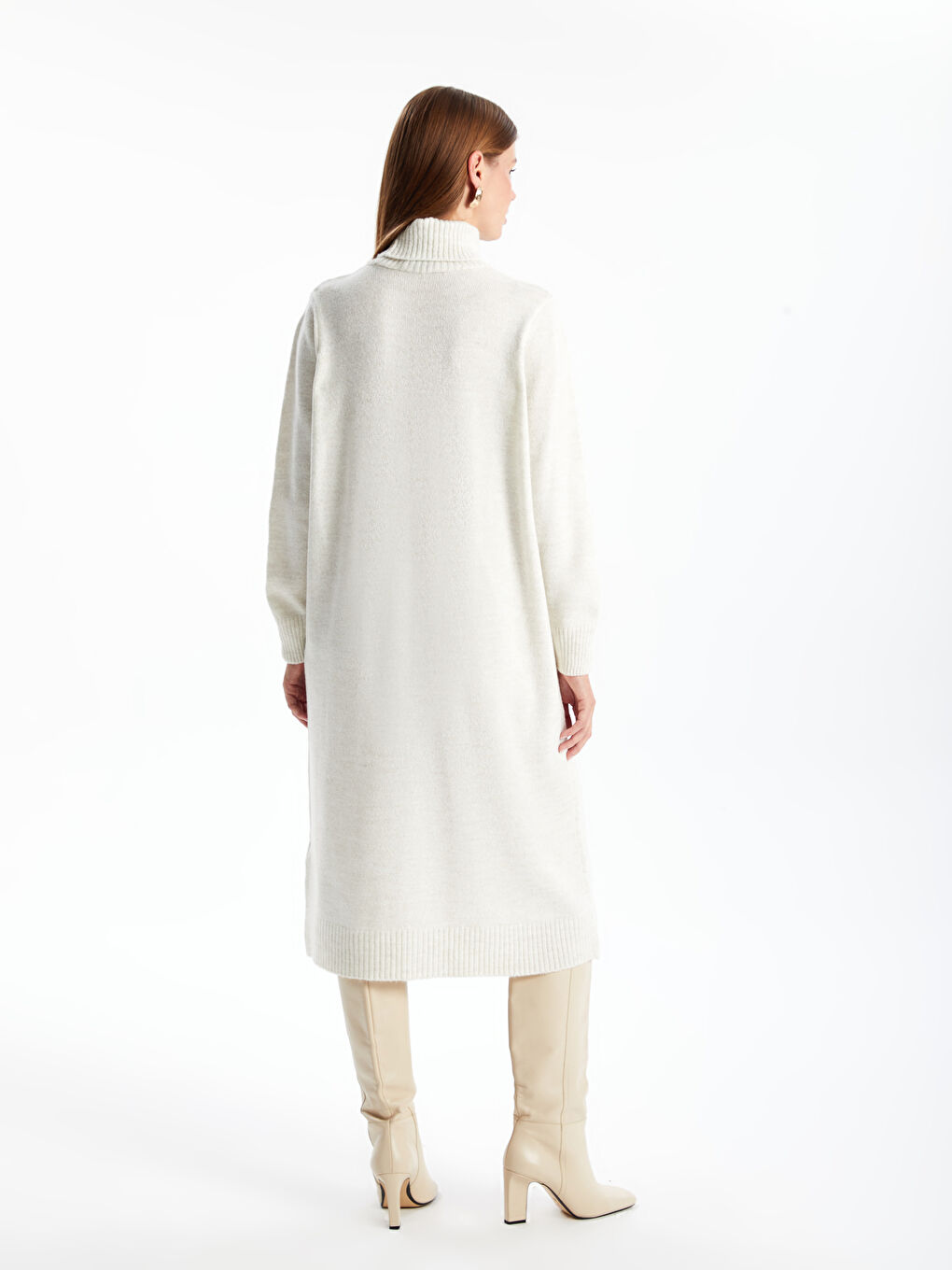 Turtleneck Straight Long Sleeve Oversize Women's Knitwear Turtleneck Straight Long Sleeve Oversize Women's Knitwear