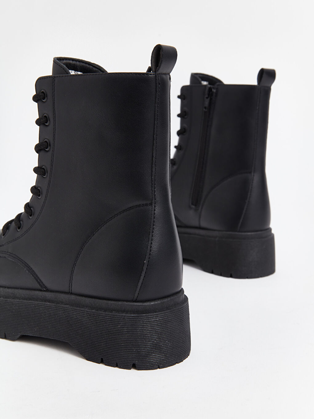 Women's Lace-Up and Zipper Boots -W4CB82Z8-CVL - W4CB82Z8-CVL - LC Waikiki