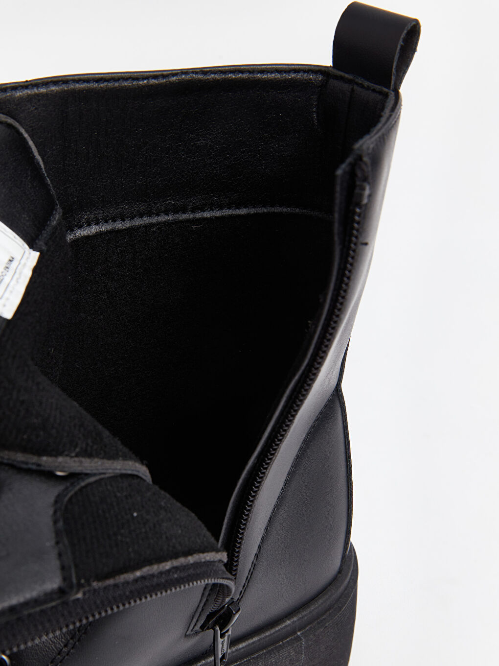 Women's Lace-Up and Zipper Boots -W4CB82Z8-CVL - W4CB82Z8