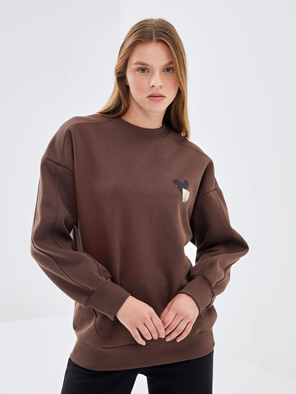 Oversize sweatshirt lcw clearance