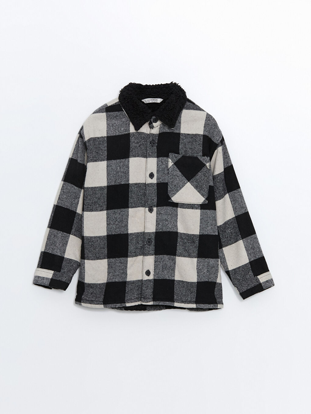 Lc Waikiki Oversized Plaid Button Up Jacket Buy LC Waikiki Shirt