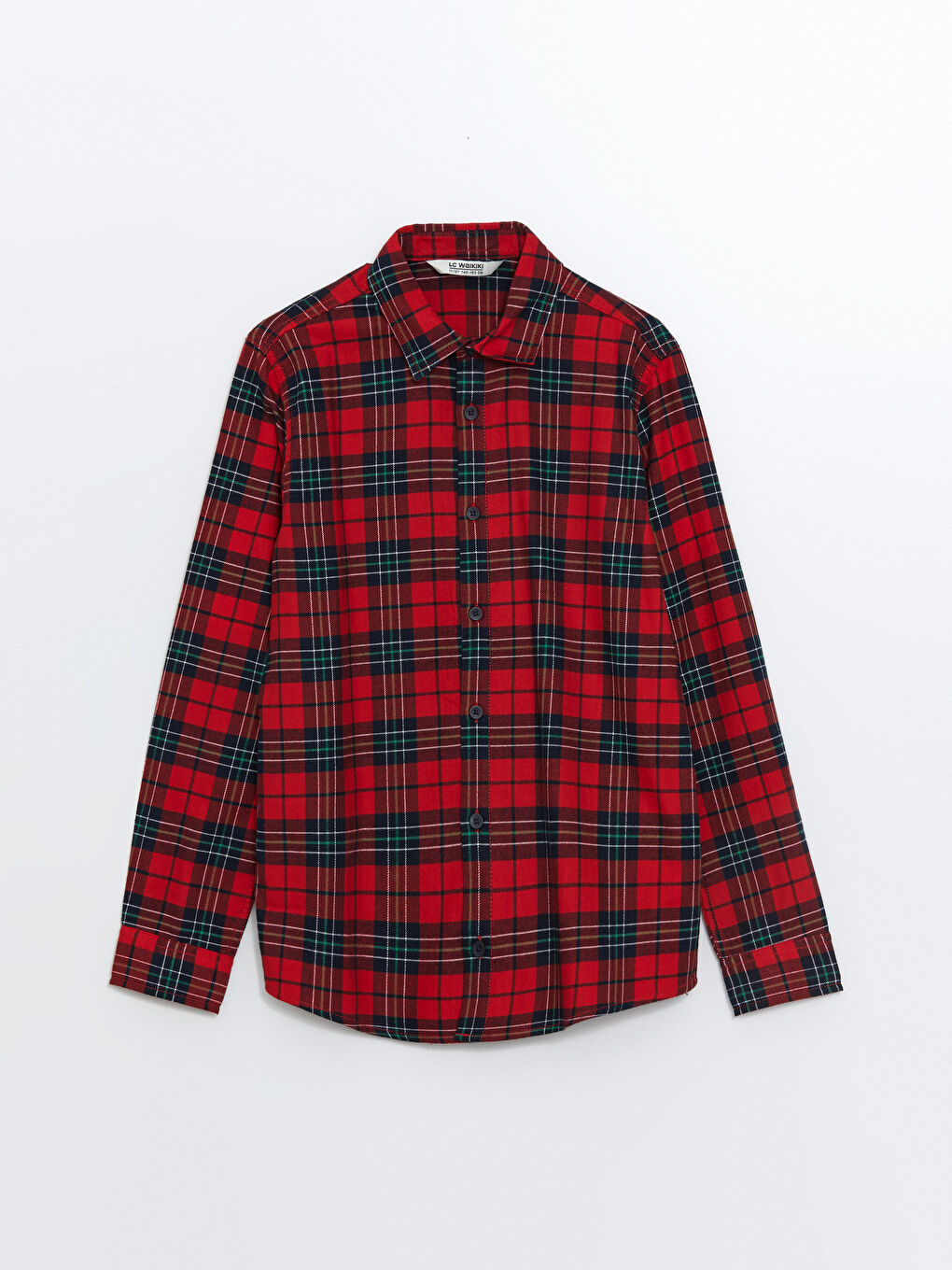 Red lumberjack shirt top
