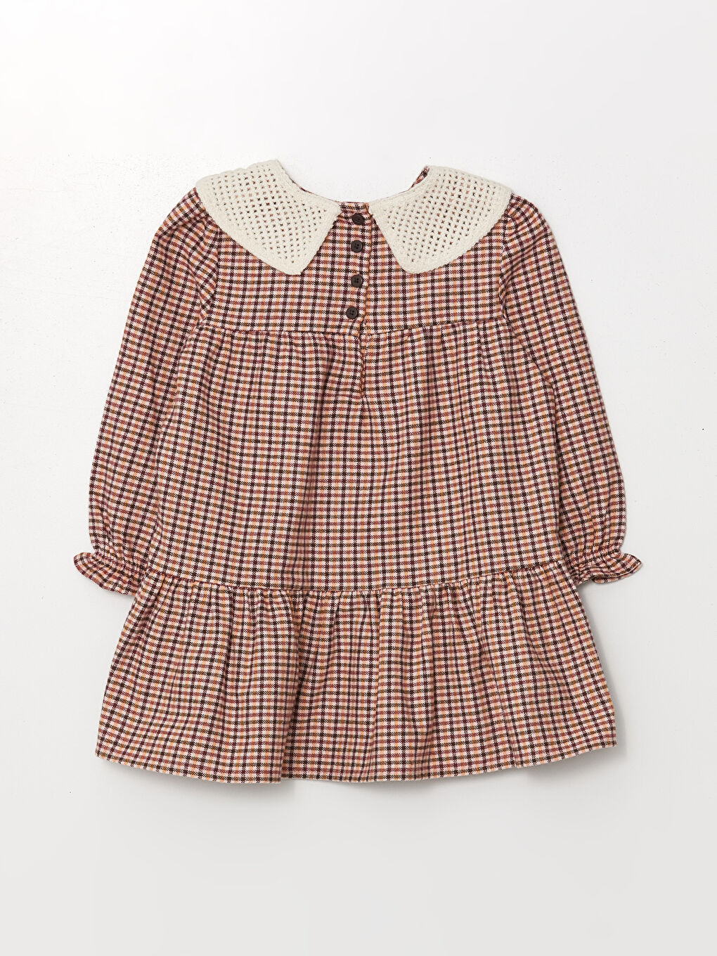 LC WAIKIKI ჩვილების გოგონებისთვის კომფორტული კაბა სათამაშოდ -W4CR92Z1-LND