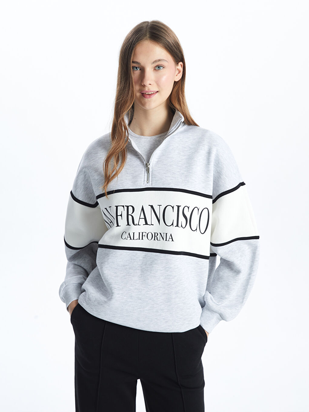 Thick sweatshirt womens on sale